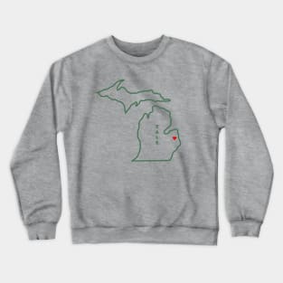 Yale MI Love (Dk Green) Crewneck Sweatshirt